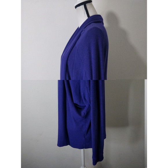 Urban Outfitters Ecote Blue Open Front Knit Cardigan Sweater Women's Size M - Picture 4 of 11